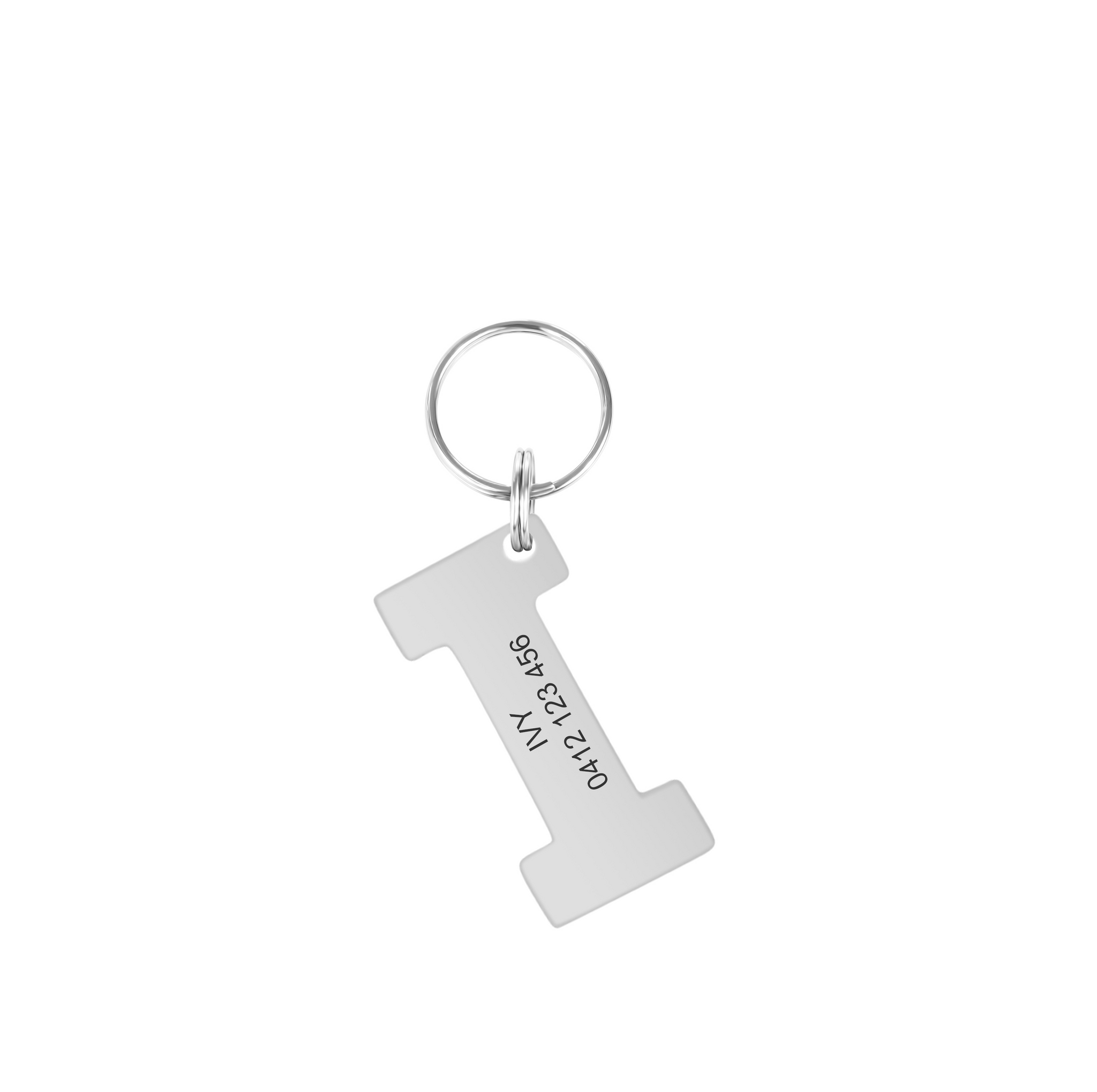 Personalised Letter I Dog Tag