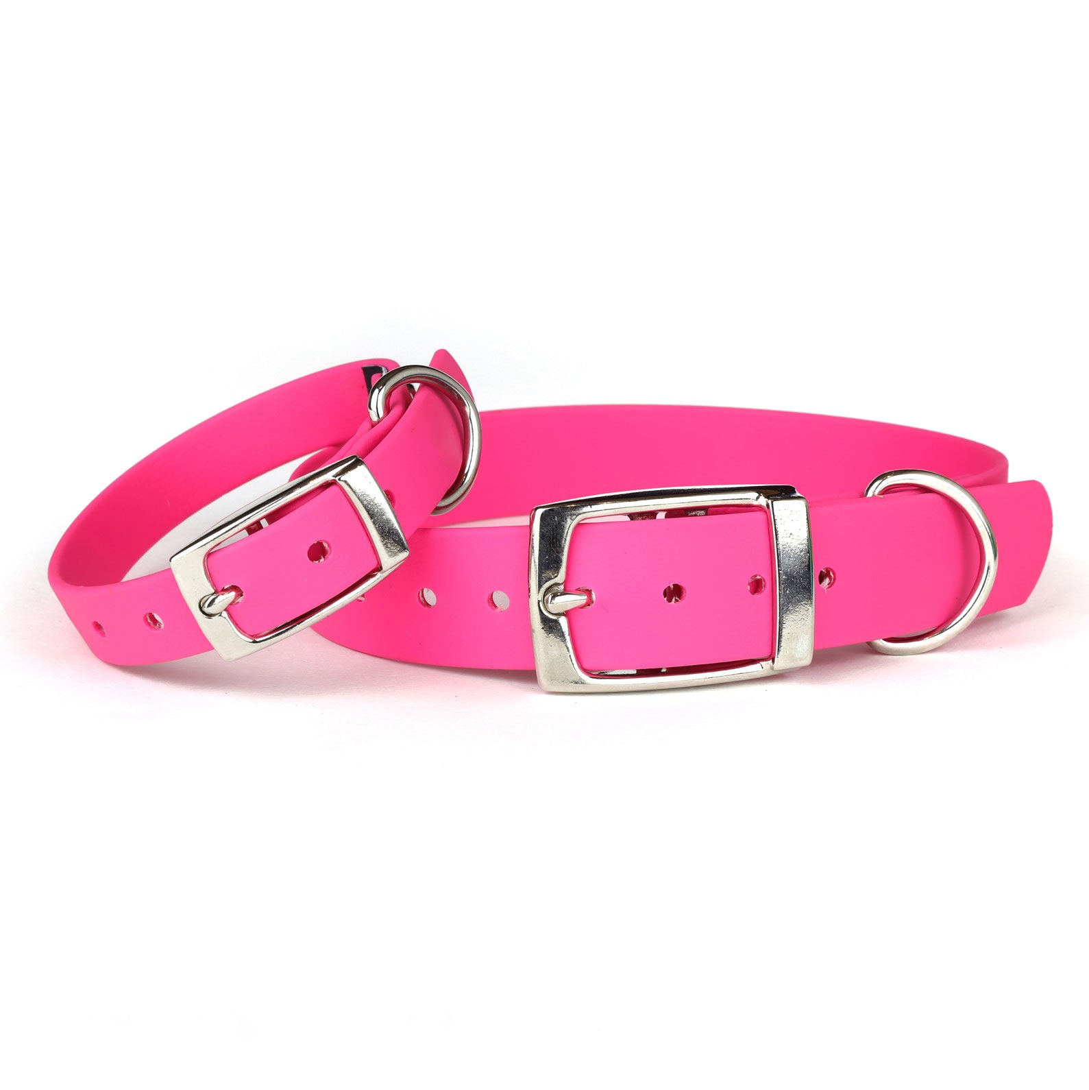 Waterproof Dog Collar in Pink