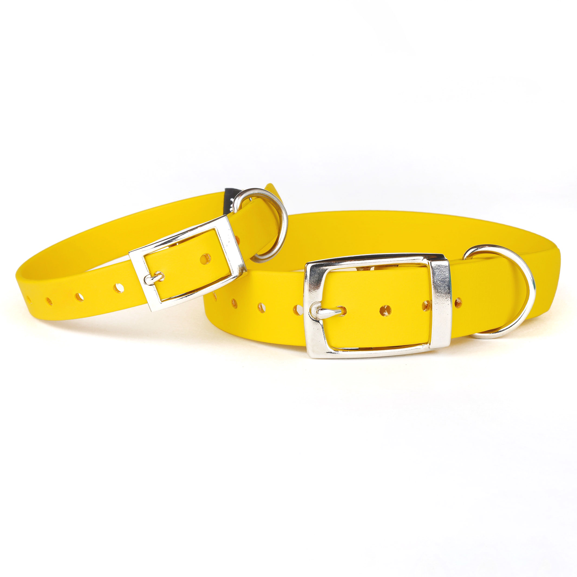 Waterproof Dog Collar in Yellow