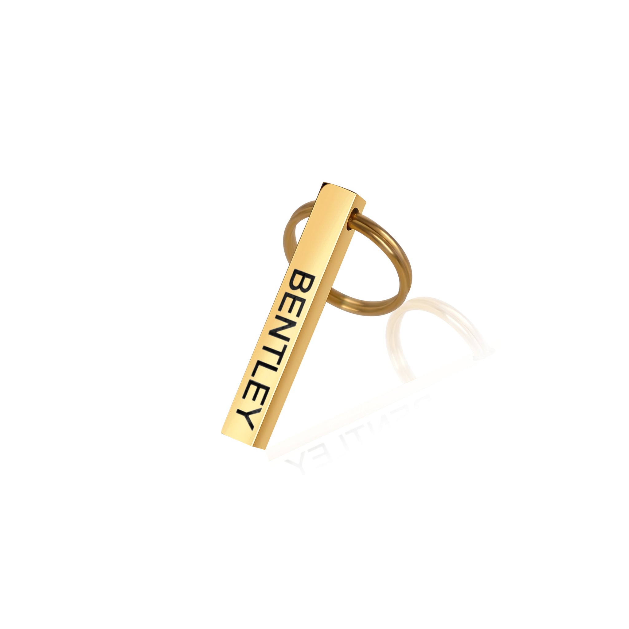 Personalised Pet Tag in Gold
