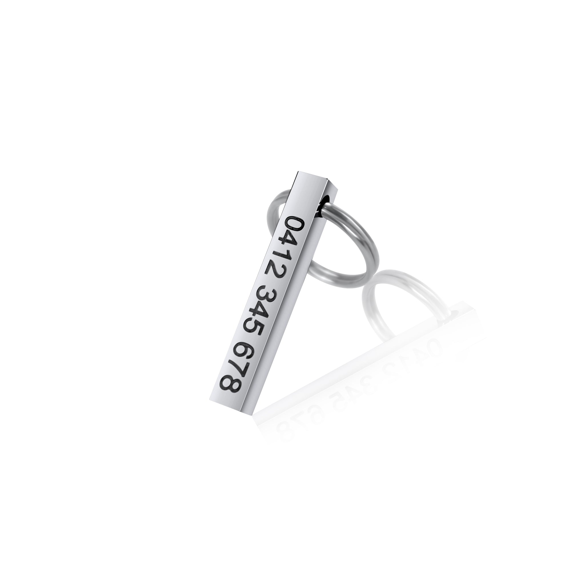 Personalised Pet Tag in Silver